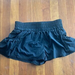 Women's Black Athletic Shorts
